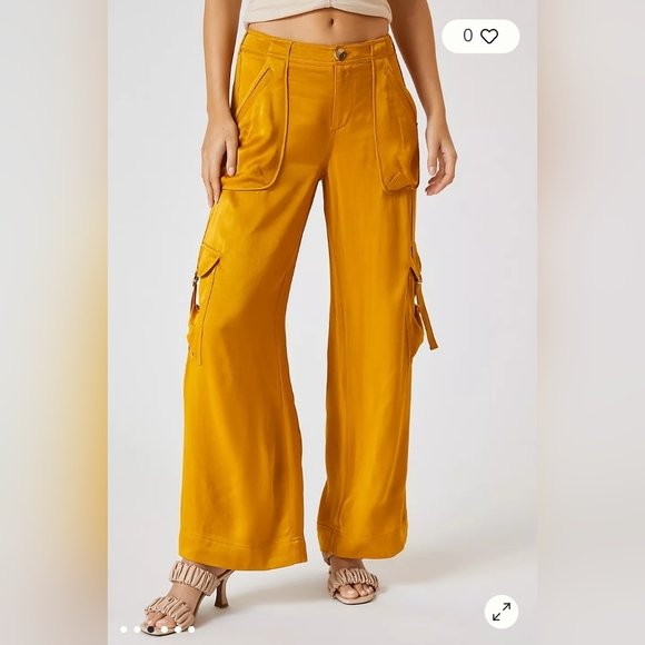 Silky cargo pants from Anthropologie - Picture 7 of 10
